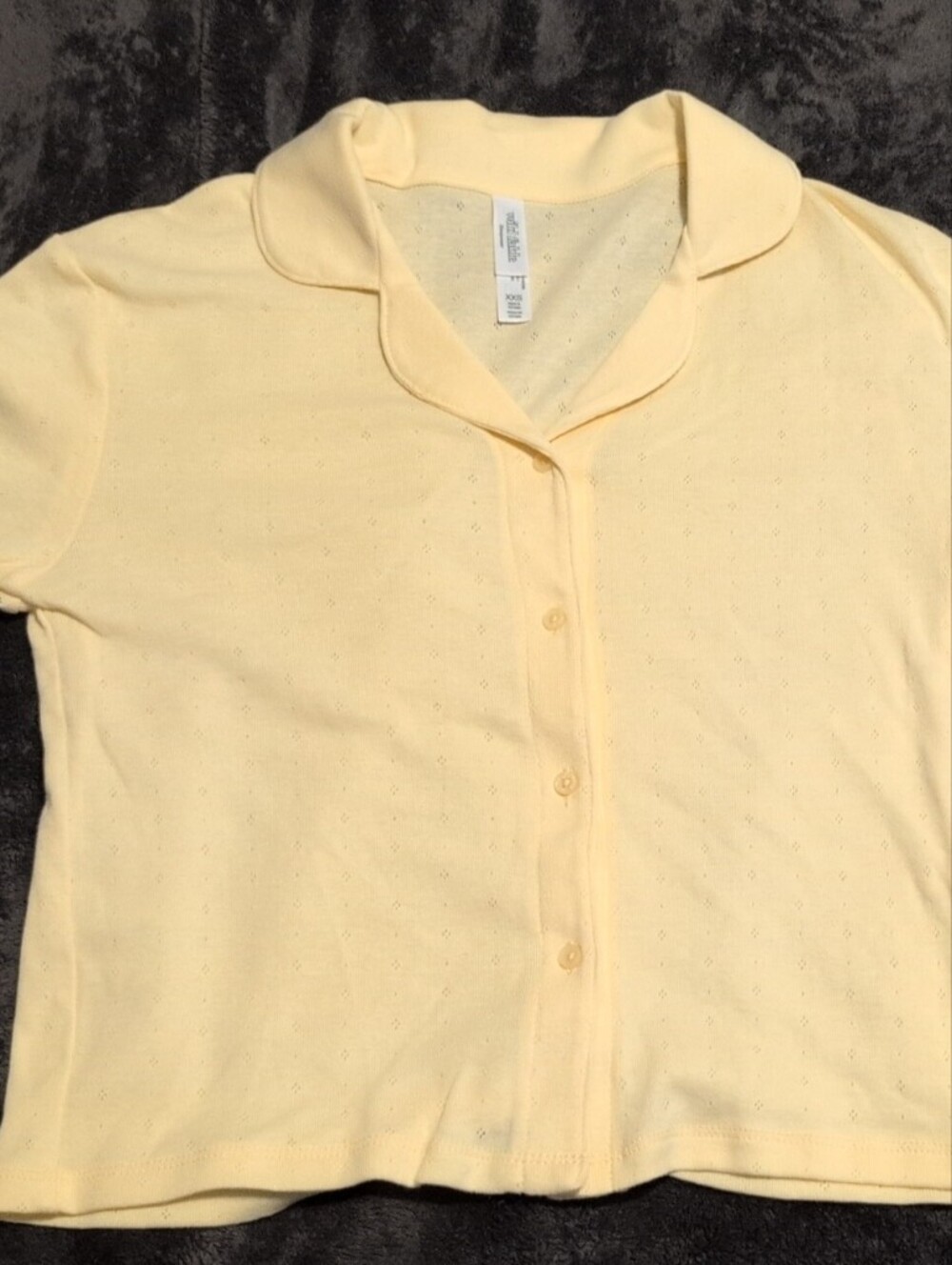 Wild Fable Women's XXS Yellow Notch Collar & Short Set (New)